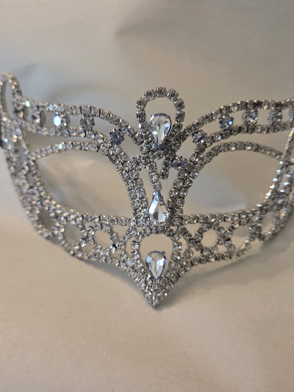 Silver Crystal Mask